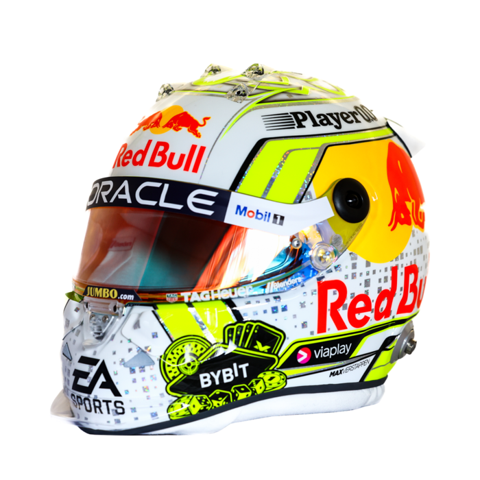 1:4 Helmet Las Vegas 2023 Max Verstappen image