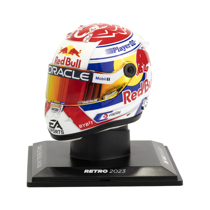 1:4 Retro helmet 2023 Max Verstappen image